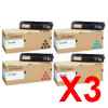 3 Lots of 4 Pack Genuine Kyocera TK-5144 Toner Cartridge Set P6130 M6030 M6530
