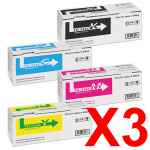 3 Lots of 4 Pack Genuine Kyocera TK-5164 Toner Cartridge Set P7040