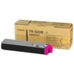 1 x Genuine Kyocera TK-520M Magenta Toner Cartridge FS-C5015N