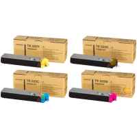 4 Pack Genuine Kyocera TK-520 Toner Cartridge Set FS-C5015N