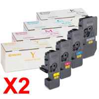 2 Lots of 4 Pack Genuine Kyocera TK-5224 Toner Cartridge Set P5021 M5521