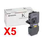 5 x Genuine Kyocera TK-5234K Black Toner Cartridge P5021 M5521