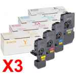 3 Lots of 4 Pack Genuine Kyocera TK-5234 Toner Cartridge Set P5021 M5521
