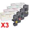 3 Lots of 4 Pack Genuine Kyocera TK-5244 Toner Cartridge Set P5026 M5526