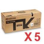 5 x Genuine Kyocera TK-5274K Black Toner Cartridge P6230 M6230 M6630