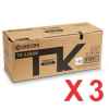 3 x Genuine Kyocera TK-5284K Black Toner Cartridge P6235