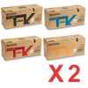 2 Lots of 4 Pack Genuine Kyocera TK-5284 Toner Cartridge Set P6235