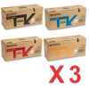 3 Lots of 4 Pack Genuine Kyocera TK-5284 Toner Cartridge Set P6235