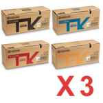 3 Lots of 4 Pack Genuine Kyocera TK-5294 Toner Cartridge Set P7240