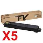 5 x Genuine Kyocera TK-5319K Black Toner Cartridge TASKAlfa-408ci