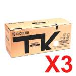 3 x Genuine Kyocera TK-5374K Black Toner Cartridge PA3500 MA3500