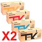 2 Lots of 4 Pack Genuine Kyocera TK-5374 Toner Cartridge Set PA3500 MA3500