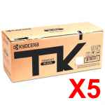 5 x Genuine Kyocera TK-5394K Black Toner Cartridge PA4500