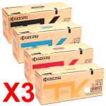 3 Lots of 4 Pack Genuine Kyocera TK-5394 Toner Cartridge Set PA4500
