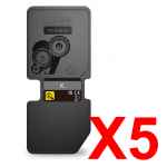 5 x Genuine Kyocera TK-5454K Black Toner Cartridge PA2600