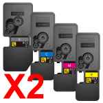 2 Lots of 4 Pack Genuine Kyocera TK-5454 Toner Cartridge Set PA2600