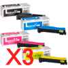 3 Lot of 4 Pack Genuine Kyocera TK-554 Toner Cartridge Set FS-C5200DN