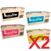 2 Lots of 4 Pack Genuine Kyocera TK-574 Toner Cartridge Set FS-C5400DN