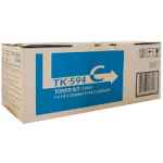 1 x Genuine Kyocera TK-594C Cyan Toner Cartridge FS-C2026MFP FS-C2526MFP
