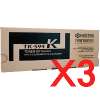3 x Genuine Kyocera TK-594K Black Toner Cartridge FS-C2026MFP FS-C2526MFP