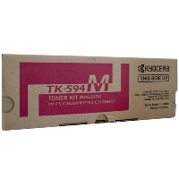 1 x Genuine Kyocera TK-594M Magenta Toner Cartridge FS-C2026MFP FS-C2526MFP