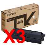 3 x Genuine Kyocera TK-6119 Toner Cartridge M4125 M4132