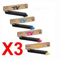 3 Lots of 4 Pack Genuine Kyocera TK-8119 Toner Cartridge Set M8124 M8130