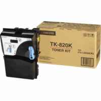 1 x Genuine Kyocera TK-820K Black Toner Cartridge FS-C8100DN