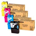 4 Pack Genuine Kyocera TK-825 Toner Cartridge Set KM-C2520 KM-C3225