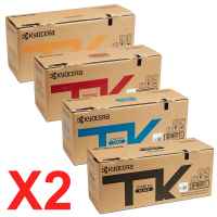 2 Lots of 4 Pack Genuine Kyocera TK-8549 Toner Cartridge Set TASKAlfa-4054ci