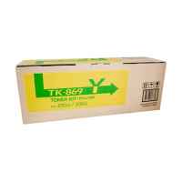 1 x Genuine Kyocera TK-869Y Yellow Toner Cartridge TASKalfa-250ci 350ci