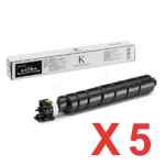 5 x Genuine Kyocera TK-8804K Black Toner Cartridge P8060