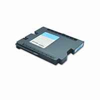 1 x Genuine Lanier GX3000 GX3050 Cyan Gel Ink Cartridge 405533