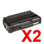 2 x Compatible Lanier SP3410 SP3510 Toner Cartridge 407067