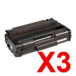 3 x Compatible Lanier SP3410 SP3510 Toner Cartridge 407067