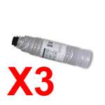 3 x Compatible Lanier MP2510 MP2550 Toner Cartridge 4800068