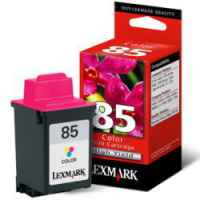 1 x Genuine Lexmark #85 Colour Ink Cartridge High Yield 12A1985