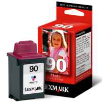 1 x Genuine Lexmark #90 Photo Ink Cartridge 12A1990