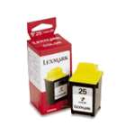 1 x Genuine Lexmark #25 Colour Ink Cartridge High Yield 15M0125