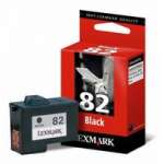 1 x Genuine Lexmark #82 Black Ink Cartridge 18L0032