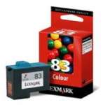 1 x Genuine Lexmark #83 Colour Ink Cartridge 18L0042