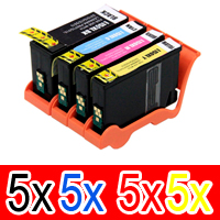 20 Pack Compatible Lexmark #220XL Ink Cartridge Set High Yield (5BK,5C,5M,5Y) 14L0175AAN 14L0176AAN 14L0177AAN 14L0174AAN
