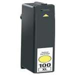1 x Compatible Lexmark #100XL Yellow Ink Cartridge High Yield 14N1071A