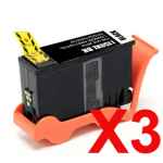 3 x Compatible Lexmark #150XL Black Ink Cartridge High Yield 14N1614AAN