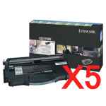 5 x Genuine Lexmark E120 E120N Toner Cartridge Return Program