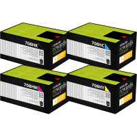 Lexmark 708HK/C/M/Y Toner Cartridges