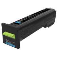 1 x Genuine Lexmark CS820 72K6XC Cyan Toner Cartridge Extra High Yield Return Program