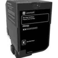 1 x Genuine Lexmark CS725 74C6HK Black Toner Cartridge High Yield Return Program
