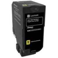 1 x Genuine Lexmark CS725 74C6HY Yellow Toner Cartridge High Yield Return Program