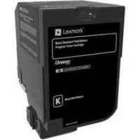 1 x Genuine Lexmark CS725 CX725 74C6SK Black Toner Cartridge Standard Yield Return Program